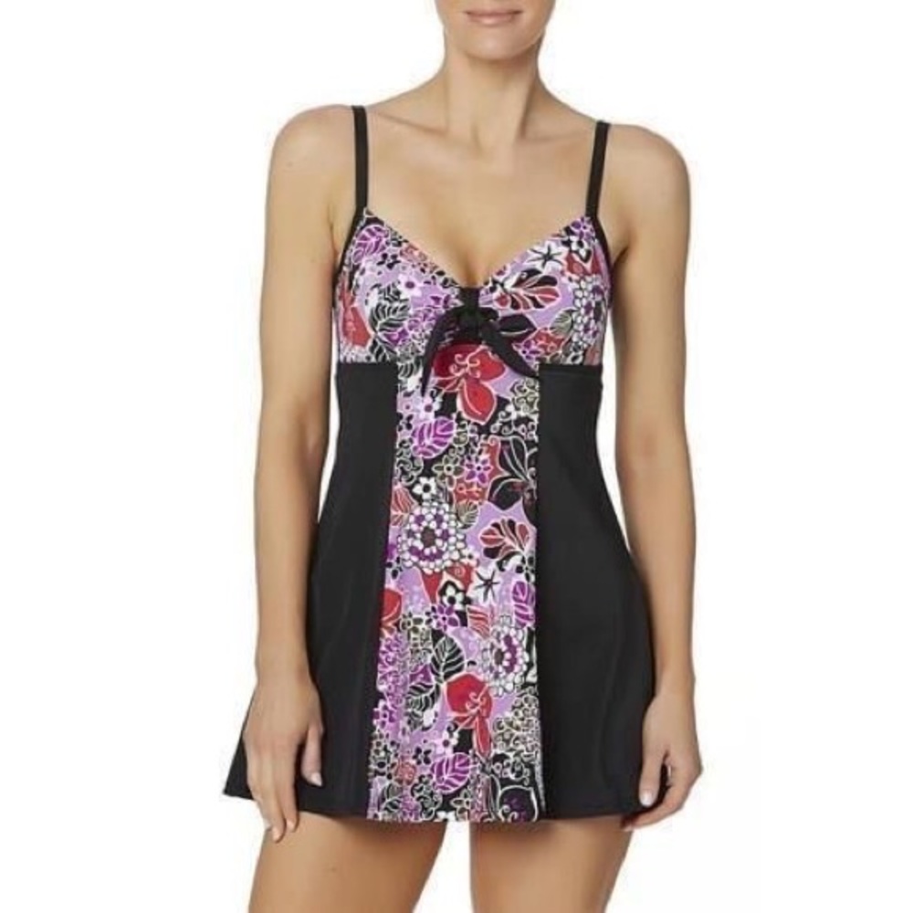 A Shore Fit Thigh Solutions Swim Suit Size 12